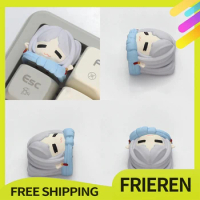 Frieren At The Funeral Keycap Cartoon Resin Personalized Keycaps Anime Art Keyboard Keys For Mechanical Keyboards Gifts Custom