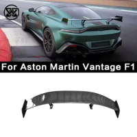 High Quality Carbon Fiber Rear Spoiler Wing For Aston Martin Vantage F1 Car Rear Trunk Lid Tail Fins Upgrade