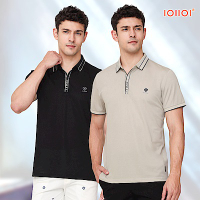 oillio歐洲貴族 2色 男裝 短袖休閒POLO衫 修身POLO 素面 透氣吸濕排汗 涼感 (IOIIOI品牌)