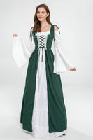 Halloween Costume European and American Medieval Renaissance cosplay Role Play Long Dress Costume pl