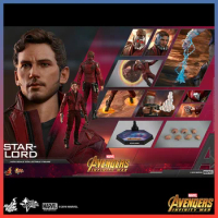 Hot Toys HT MMS539 1/6 Avengers 3 Star Lord Peter Quill Avengers Infinity War Movie Character Model Full Set 12in Action Figures