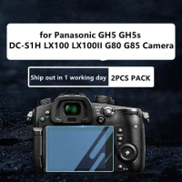 2PCS GH5 GH6 Camera Original Tempered Glass for Panasonic GH5 GH5s DC-S1H LX100 LX100II G80 G85 LCD Screen Protector Cover Film