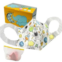 【YSH益勝軒】台灣製 兒童5-7歲醫療3D立體口罩50入/盒(太空星球)