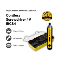 Krisbow Screwdriver Obeng Cordless 4V Straight Ircs4