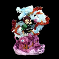 18cm G5 Anime Demon Slayer Figure GK Kamado Tanjirou Water Breathing PVC Action Figure Collection Model Toys Gifts