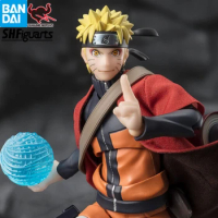 BANDAI S.H.Figuarts Uzumaki Naruto Sennin Moodo NARUTO Anime Action Figure Decoration Collectible Model Toys Gift Hobby Pre-Sale
