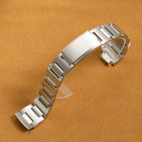 19mm Stainless Steel Watch Band Replacement Bracelet For 6139 Seiko Chrono
