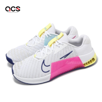 Nike 訓練鞋 Metcon 9 男鞋 白 粉 緩衝 穩定 支撐 魔鬼氈 交叉訓練 運動鞋 DZ2617-102