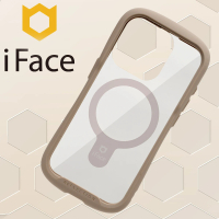 【iFace】iPhone 15 Pro Reflection MagSafe 抗衝擊強化玻璃保護殼(莫蘭迪棕色)