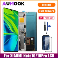 Original AMOLED For Xiaomi Note10 LCD Display Touch Screen Assembly For Xiaomi CC9Pro Note10Pro Note10Lite LCD Replacement Parts