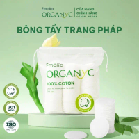 Bông tẩy trang Emalia Oganyc 100% Cotton 201 miếng cao cấp ISO9001