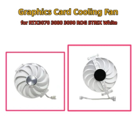 Brand New 95MM Graphics Card Cooling Fan for RTX3070 3080 3090 ROG STRIX White Graphics Card Replacement Accessories
