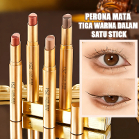 YSZ Bright Eyes Lazy Eye Shadow Stick High Gloss Makeup Tahan Lama Sekali Tutul Molding Eye Shadow S