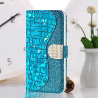 2024 Bling Glitter Sequin Luxury Case for Samsung Galaxy A54 S 22 Ultra S23 5G Flip Cover Book Coque Samsung S22 Plus 23 A 54 A3