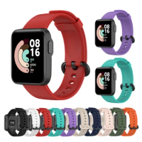 Strap For Xiaomi Mi Watch Lite Replacement Soft Silicone Band For Redmi Watch Bracelet Sport Smart Watch Colorful Wrist Strap