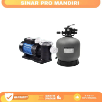 Sinar Pro Mandiri Pompa Kolam Renang Stp 200 Venezia 2 HP + Tabung Kolam Renang 25 inc P500 dengan G