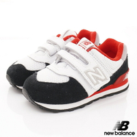 New Balance童鞋-休閒運動鞋系列IV574NSB白(寶寶段)