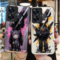 เคสโทรศัพท์สำหรับ Realme C55 เคสกระจก TPU อ่อน เคสโทรศัพท์