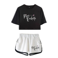 2021 Piper Rockelle Merch Two Piece Set Women Piper Rockelle Cool Print Shorts Summer Soft Elastic Waist Hot Shorts
