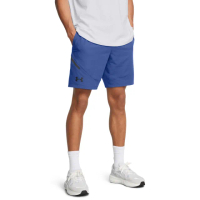 【UNDER ARMOUR】UA 男 Unstoppable Woven 運動短褲_1370378-432(藍色)