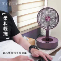 【REGULIS】日本空氣循環扇_GN-P30（粉）10吋可定時遙控伸縮收納循環扇_早點名