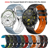 22mm Silicone Wristband For HUAWEI WATCH GT4 46mm GT 3 SE Strap Sports Bracelet For Huawei Watch GT2 GT3 Pro 46MM/GT Runner 46mm