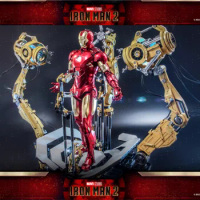 HOTTOYS1/6 MMS462D21-2 alloy Iron Man MK4 armor removal machine set Action Figure Model Toys32CM Collector’s Edition Ornament