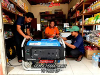 Genset Lpg 6000 Watt Tsuzumi TG 7800 DF Genset Open Bensin 220 Voltase Japan Technology