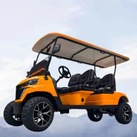 CE DOT Exclusive Style Modern Fashion 2024 Brand New Design 4 Seat Sightseeing Bus Club Car Electric Lithium Battery Golf Buggy