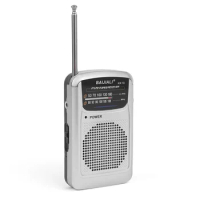 New AM FM Radio Battery Operated Portable Retro Radio with Telescopic Antenna Best Reception 2-Band Radio Player for Women Yoga