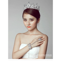 瑪姬皇冠新娘飾品瑪姬主義- A1201韓式公主新娘皇冠套組--新娘秘書新秘用品婚禮配飾專賣—