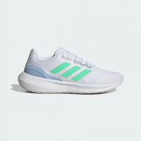 【adidas 愛迪達】慢跑鞋 女鞋 運動鞋 緩震 RUNFALCON 3.0 W 白綠 HP7561(8614)