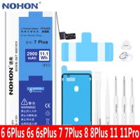 NOHON Lithium Polymer Battery For Apple iPhone 8 7 Plus 6S 6 11 Pro 6Plus 7Plus 8Plus 11Pro Replacement High Capacity Bateria
