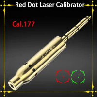Tactical Laser Bore Sight Cal.177 Caliber Red Dot Laser Sight for Sniper Rifle Riflescope Airsoft Gun Weapon Hunting Accessories