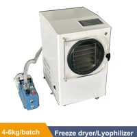 110/220V Vegetable Fruit Food Liofilizador Mini Vacuum Dried Home Use Freeze Dryer Lyophilizer With Vacuum Pump Machine For Sale
