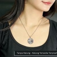 Liontin Naga Perak 925 Sterling Silver Asli Variasi Batu Permata
