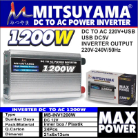 Power Inverter 1200 Watt DC to AC Mitsuyama MS-INV1200