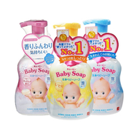 牛乳石鹼 COW Q比嬰兒泡泡沐浴乳(400ml) 嬰兒皂香／無香／滋潤 多款可選【小三美日】