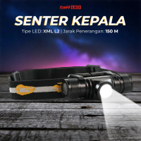 Senter Kepala SUPER TERANG Headlamp Headlight LED XML-L2 800 Lumens