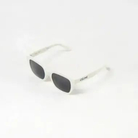 Kacamata CELINE 3 SHINY WHITE SMOKE SUNGLASSES 100% ORIGINAL L OS