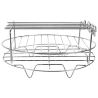 Multifunctional Grill Toast Rack Air Fryers Grilled Net For Oven Stainless Steel Stacking Fryers