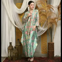 Kaftan Hijau | Kaftan Sage | Kaftan Modern | Long Kaftan Premium | Dress Hijau | Dress Sage | Dress 
