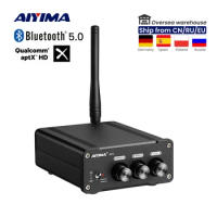 AIYIMA TPA3221 Power Amplifier Bluetooth QCC3034 Stereo Sound Amplificador APTX-HD Sound Amplifier Speaker A05 Super TPA3116