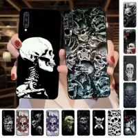 Satanic Scary Skull Phone Cover For Samsung Galaxy A12 A13 A14 A20S A21S A22 A23 A32 A50 A51 A52 A53 A70 A71 A73 5G Mobile Cases