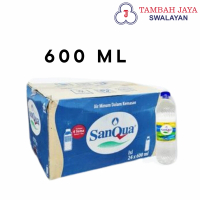 Sanqua Air Mineral 600ml 1 Dus isi 24pcs Air Minum Dalam Kemasan