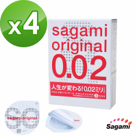 相模Sagami 元祖002極致薄衛生套 3入X4盒