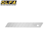 日本OLFA折斷式刀片 中型美工刀替刀MTB-10B(10片裝;合金工具鋼;適12.5mm刀片軌道)適MT-1 CS-5 217B 230B 230BSY 230BSP 203BSB