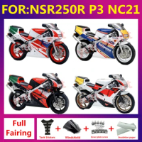 Motorcycle Fairings Kit Fit For NSR250 PGM3 P3 MC21 NSR 250 nc21 NSR250R full fairing kits Bodywork Abs Injection mold