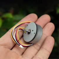 1PCS DC 5V-9V 7800RPM 3-phase 4-wire Brushless Motor Small Silent Large Torque 28MM Outer Rotor Mini Motor