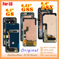 6.21"Original For LG G8S LCD Display Touch Screen Digitizer Assembly For LG G8s with Frame Replacement LMG810 LMG810EAW LM-G810
